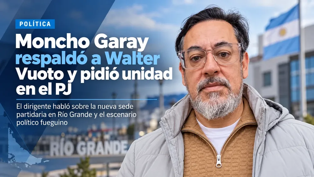 Moncho Garay pide unidad en el PJ